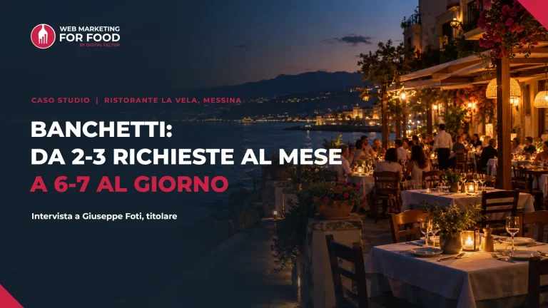 Ristorante La Vela, banchetti: da 2-3 richieste al mese a 6-7 al giorno